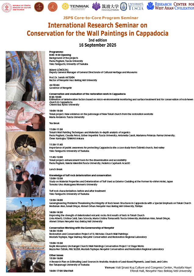 Conservation for Wall Paintings in Cappadocia Seminar Poster
